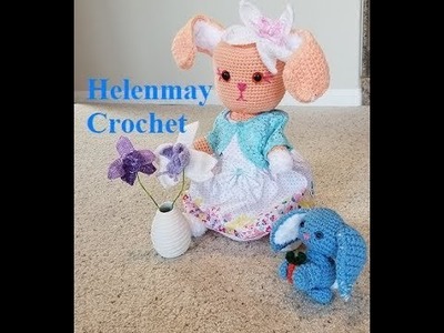 Crochet Orchid Flower Easter Fun and Free Recipe DIY Video Tutorial