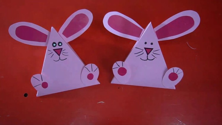 DIY  Box rabbit for a gift do it yourself || paper craft art,Preschool crafts
