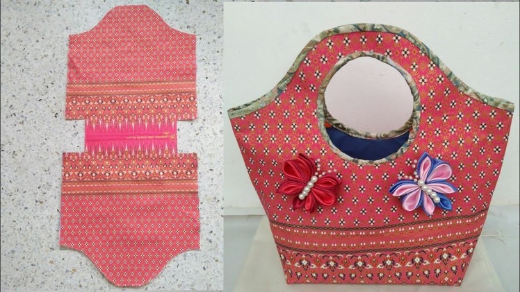 #DIY Thai cloth bag,basket shape|Tutorial great for beginner|คลิปสั้น|รัชนี งานผ้า handmade