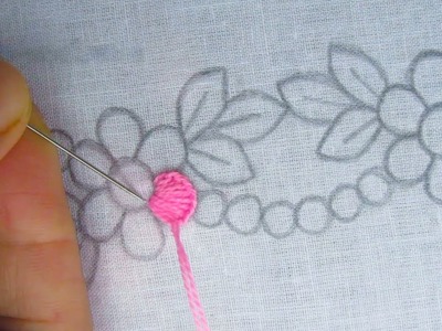 Hand Embroidery, Easy Border Line Embroidery Tutorial, Border Line design