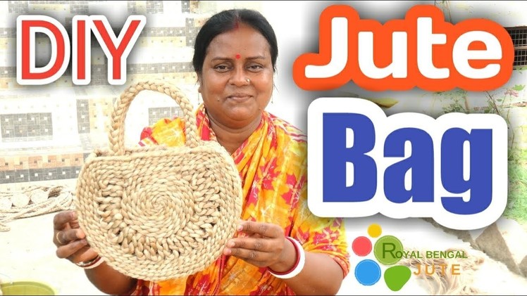 How to make HAND BAG with Jute Braid rope|Jute DIY Craft Idea| #Jute Bag DIY,#Hand Bag