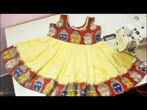 Kalamkari Frock for Kids Cutting and Stitching-Tamil(DIY)