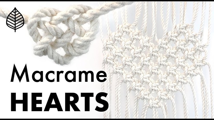 Macrame Hearts ???? Celtic Heart Knot + Square Knot Heart. Rock Mountain Co.