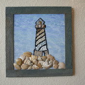 Mosaic Sea Shell Light House