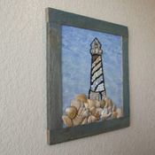 Mosaic Sea Shell Light House