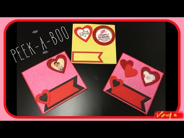 Peek-A-Boo Slide Card. Photo Changing Card (Valentines Day 2019)