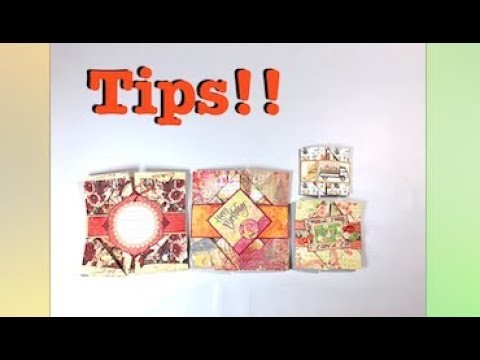 Several Tips & Variations for Napkin Fold Cards