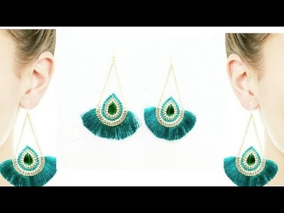 Tassel earrings : easy and beautiful