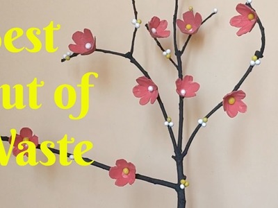 Tree Branch Craft [ DIY ] | Home Decor | Best Out of Waste craft