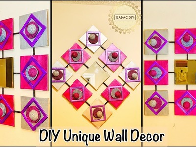 Unique wall decoration ideas| gadac diy| wall hanging craft ideas| diy crafts| wall decor| diy