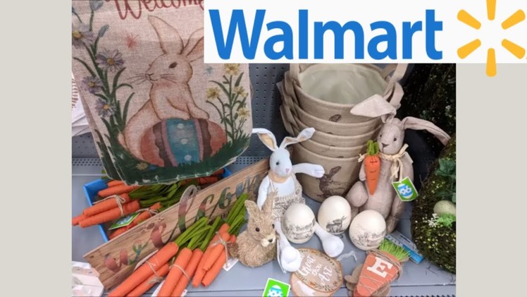 Walmart EASTER Decor Shop with Me!
