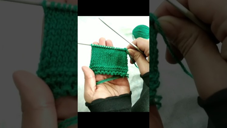 Basics of knitting