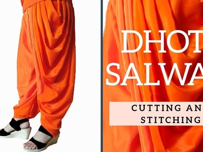 Dhoti salwar cutting and stitching easy step by step