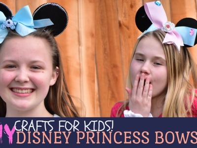 EASY DIY Disney Princess Bows Kids Can Make!