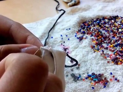 How To Add Trim Beading on Moccasins