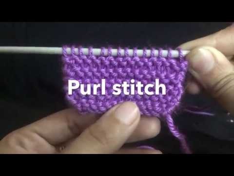 How to Do a Purl Stitch | Knitting | ulta ghar bun nay ka tareeqa| English and Urdu | Easy  Knitting