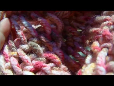How to knit a scarf without needles easy with fun  Enjoy!