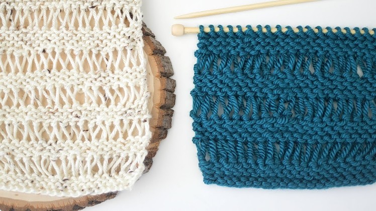 How to Knit The Drop Stitch