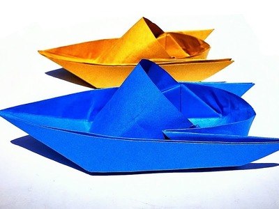 How to Make Paper Boat || Origami Boat || Easy - DIY