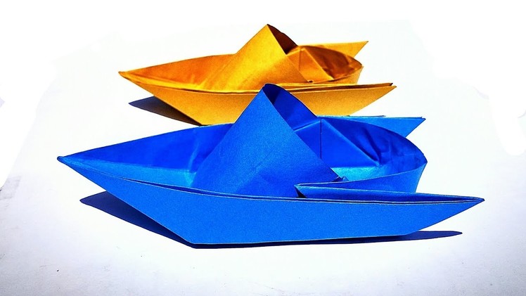 How to Make Paper Boat || Origami Boat || Easy - DIY