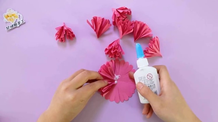 How To Make Paper Flower Bouquet | DIY paper crafts | Easy Origami step by step Tutorial