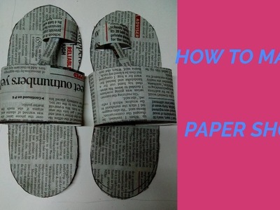 How to make paper shoes. step by step