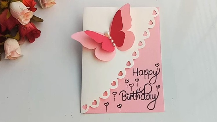 How to make Special Butterfly  Birthday Card For Best Friend.DIY Gift Idea. 
