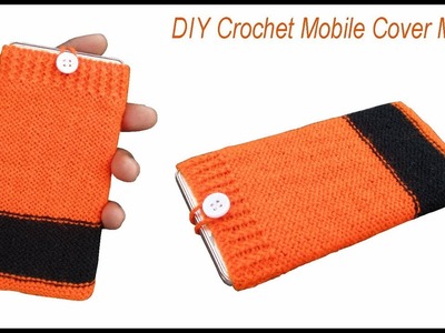 How to make Woolen Mobile phone Pouch Case Holder | DIY Phone Cover