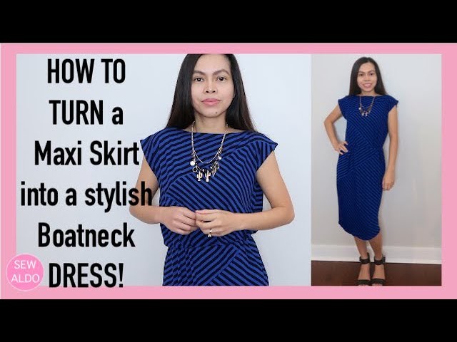 HOW TO SEW A DRESS without Patterns | Sewing Projects for Beginners | SEW ALDO