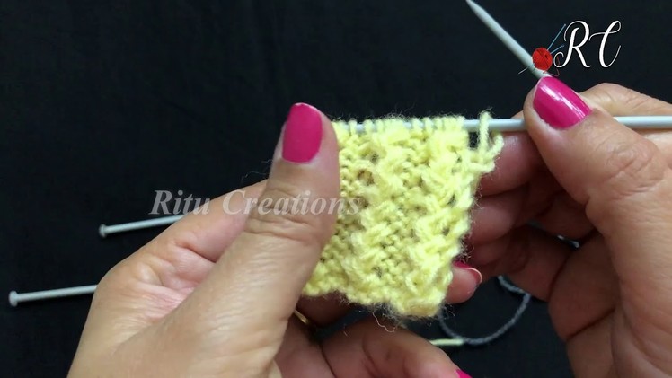 Knitting Design # 211  ||  बुनाई डिजाईन वीडियो || your knitting tutor in Hindi Video ||