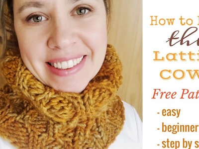 Lattice Cowl - Free Pattern | TeoMakes