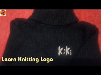 Learn Knitting LOGO on Baby Sweater : Cardigan : Design -91 (हिंदी) Jasbir Creations
