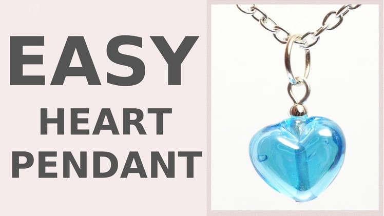 Make a Heart Necklace in 5 minutes | DIY Wedding Accessories | Iza Beads