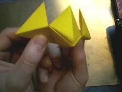 Origami: Bird with moving mouth