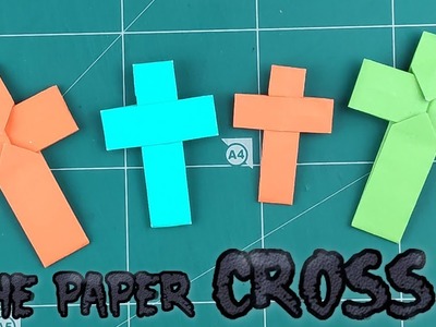 Origami Cross Paper | How to Make An Easy Paper Cross Tutorials | Origami Crucifix Tutorial Folding