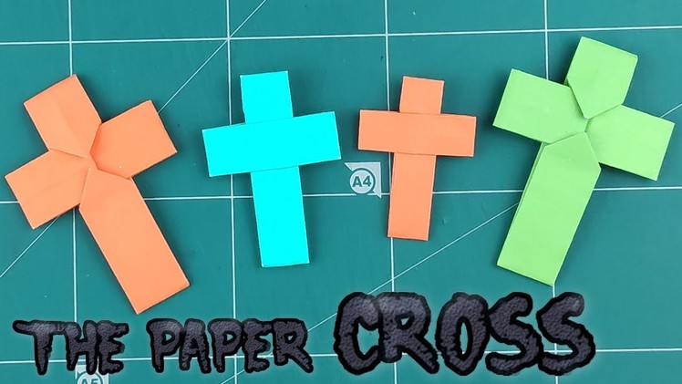 Origami Cross Paper | How to Make An Easy Paper Cross Tutorials | Origami Crucifix Tutorial Folding