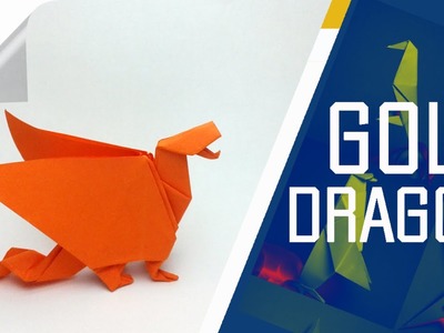 Origami - How To Make An Origami Gold Dragon