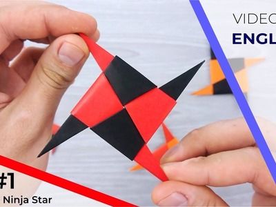 Origami Ninja Star #1 - Square