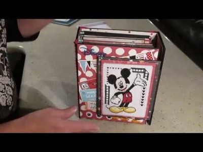 Scrapbooking mini album "Disney" with Simple Stories "Say Cheese III" *SOLD*