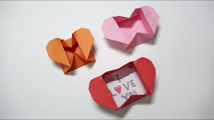 Tutorials Origami : Heart Box & Envelope - I Love You