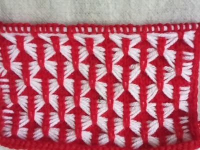 Two Color Knitting Pattern No.100|Hindi(हिंदी)