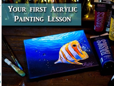 Acrylic Painting for Beginners - Lachri painting step by step