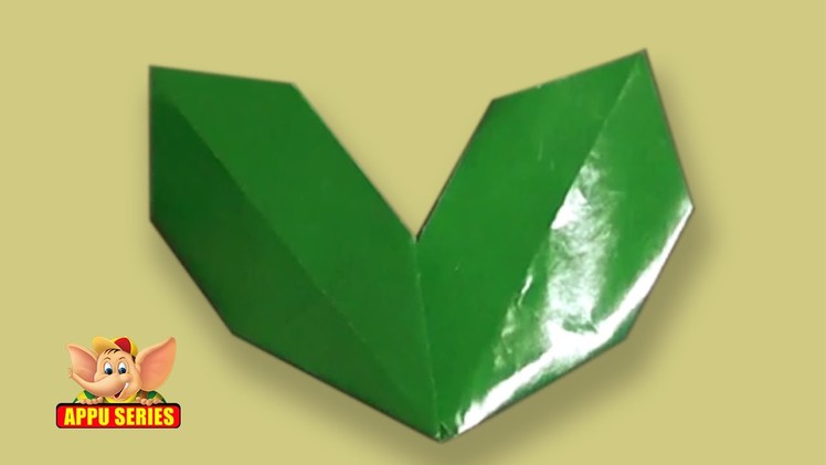 Arts and Crafts - Origami - Origami - Let's make a Holy Leaf