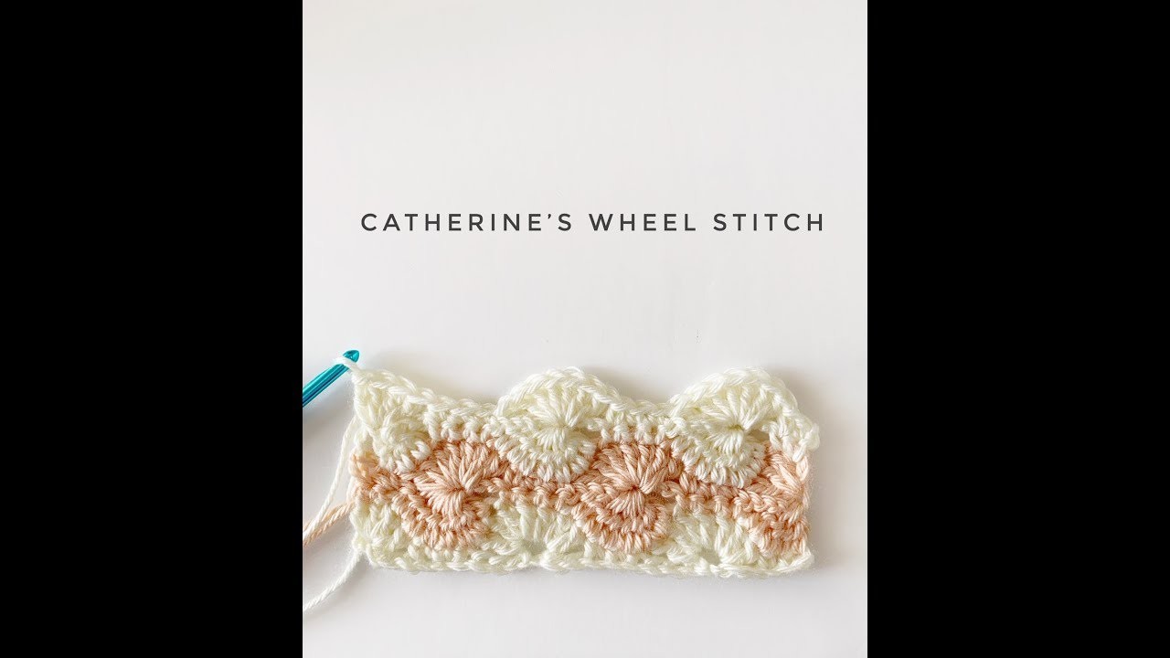 Tutorial for the classic Catherine's Wheel stitch in crochet. 