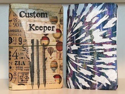 Custom Keeper A4 Traveler's Notebook Syle Vinyl Journal Cover