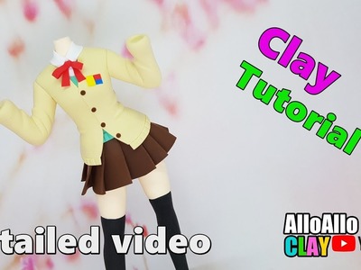 Detailed video┃Make clothes out of clay-1┃coat┃AlloAllo CLAY
