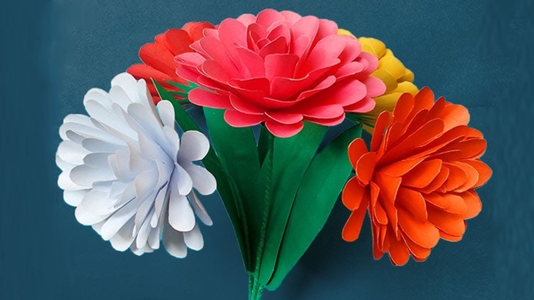 DIY: Beautiful Paper Flowers - How to Make Paper Flowers  - Handmade Paper Crafts