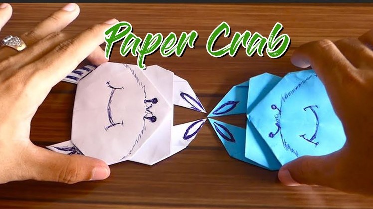 DIY KIDS Origami Make a Paper Crab for Kids BY KH KIDS