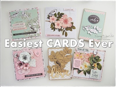 Easiest Basic Beginner Pretty Cardmaking That Will Blow Your Mind ♡ Maremi's Small Art ♡