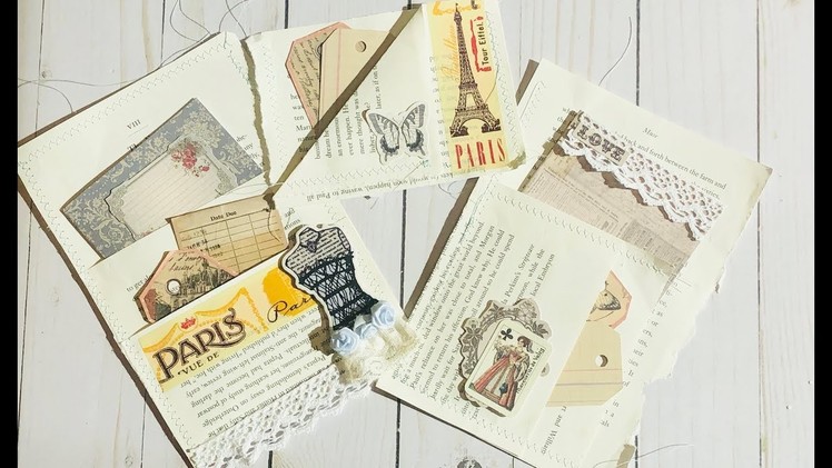 Easy Book Page Pockets for your Journal